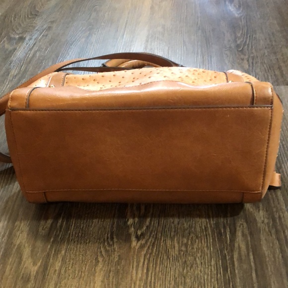 Authentic London Fog Ostrich Lark Satchel - Picture 10 of 16